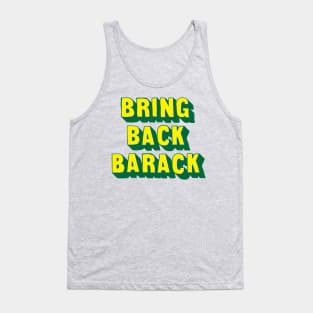 Bring Back Barack Green and Yellow Design Tank Top